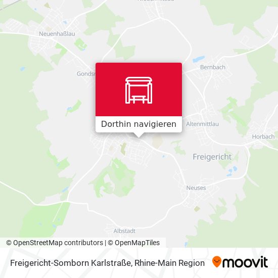 Freigericht-Somborn Karlstraße Karte