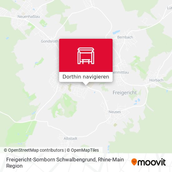 Freigericht-Somborn Schwalbengrund Karte