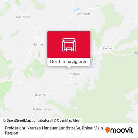 Freigericht-Neuses Hanauer Landstraße Karte