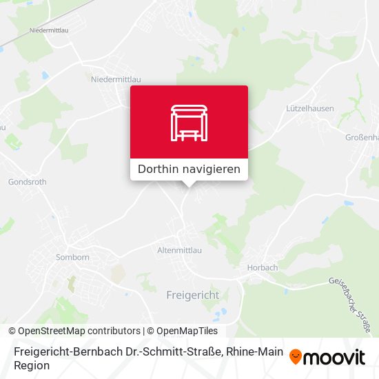 Freigericht-Bernbach Dr.-Schmitt-Straße Karte