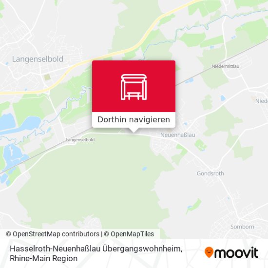 Hasselroth-Neuenhaßlau Übergangswohnheim Karte