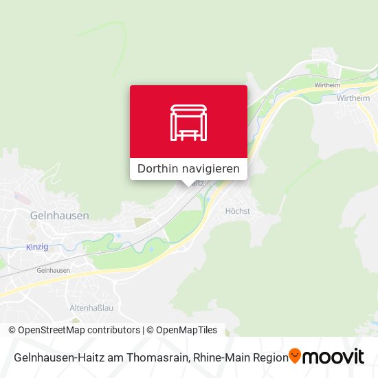 Gelnhausen-Haitz am Thomasrain Karte