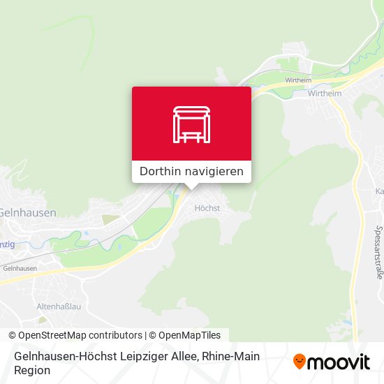 Gelnhausen-Höchst Leipziger Allee Karte