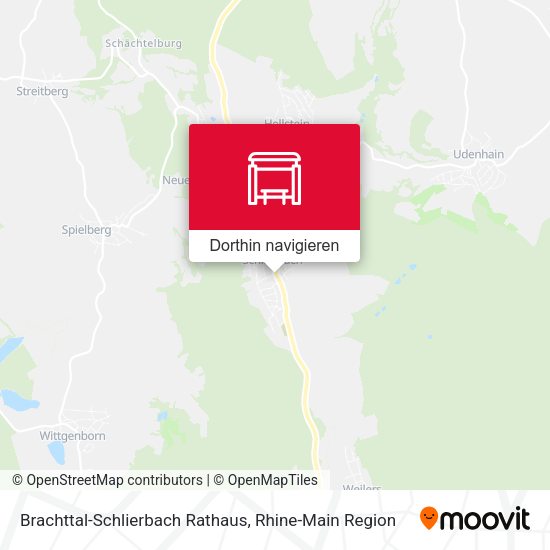 Brachttal-Schlierbach Rathaus Karte