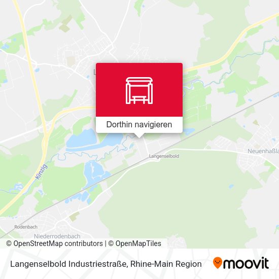 Langenselbold Industriestraße Karte