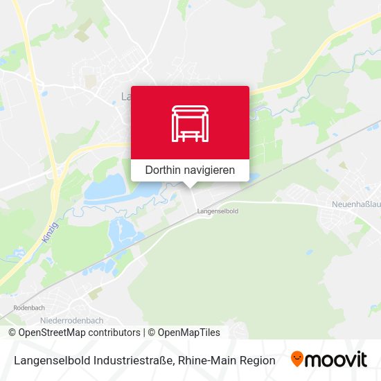 Langenselbold Industriestraße Karte