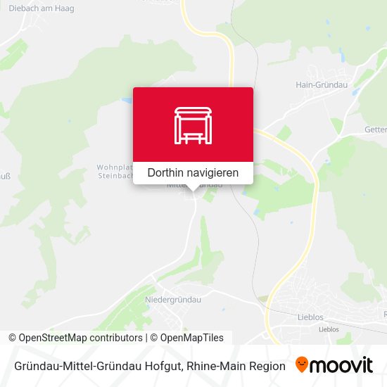 Gründau-Mittel-Gründau Hofgut Karte