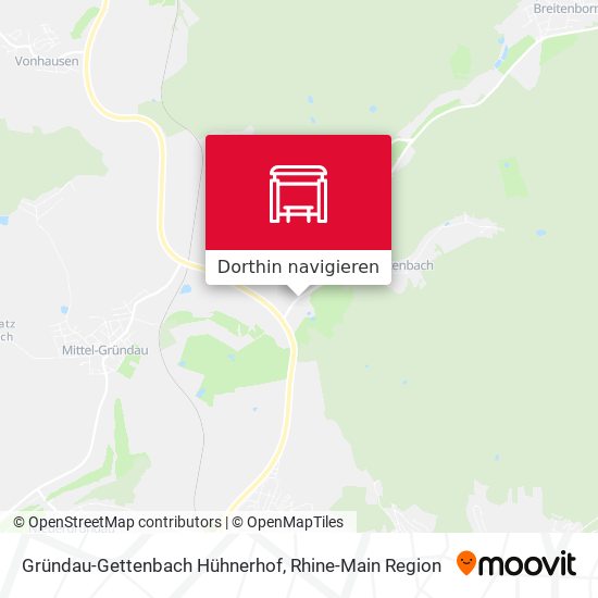 Gründau-Gettenbach Hühnerhof Karte