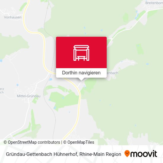 Gründau-Gettenbach Hühnerhof Karte