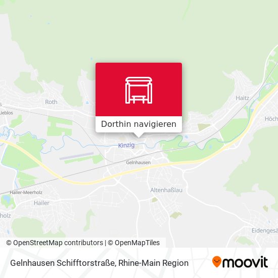 Gelnhausen Schifftorstraße Karte