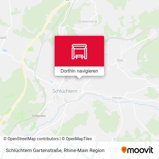 Schlüchtern Gartenstraße Karte