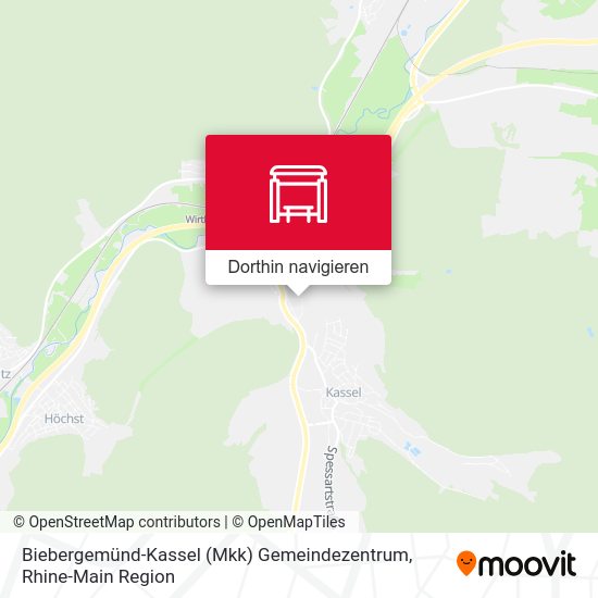 Biebergemünd-Kassel (Mkk) Gemeindezentrum Karte