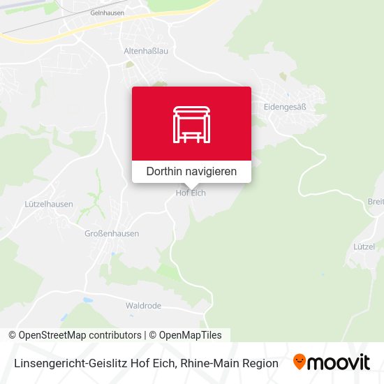 Linsengericht-Geislitz Hof Eich Karte
