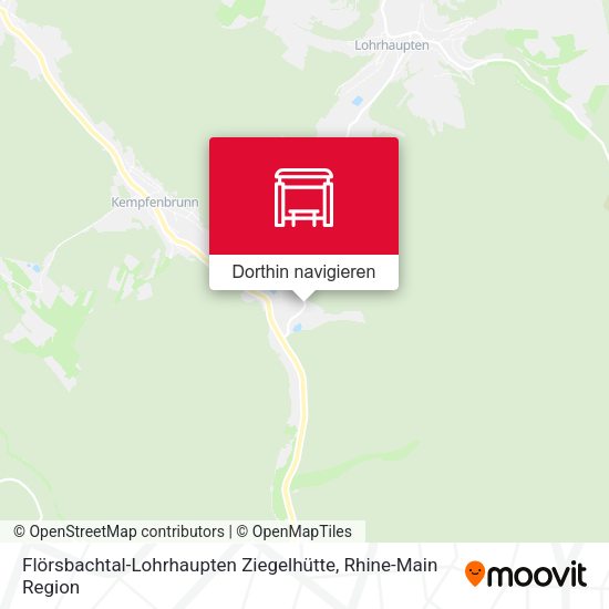 Flörsbachtal-Lohrhaupten Ziegelhütte Karte