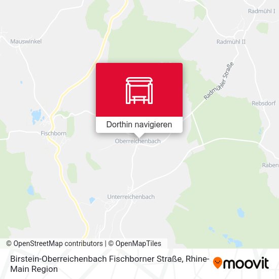 Birstein-Oberreichenbach Fischborner Straße Karte
