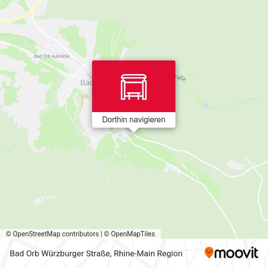 Bad Orb Würzburger Straße Karte