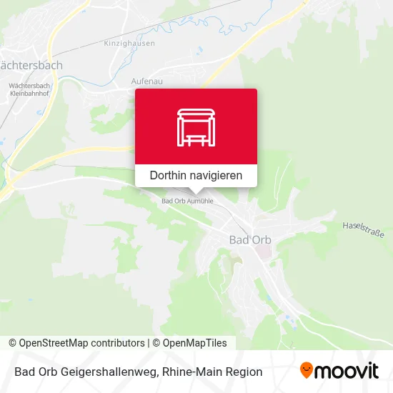 Bad Orb Geigershallenweg Karte