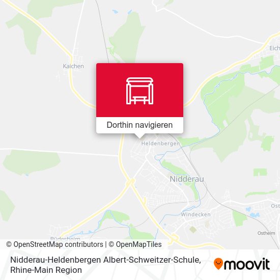 Nidderau-Heldenbergen Albert-Schweitzer-Schule Karte