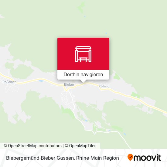 Biebergemünd-Bieber Gassen Karte