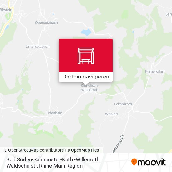 Bad Soden-Salmünster-Kath.-Willenroth Waldschulstr Karte