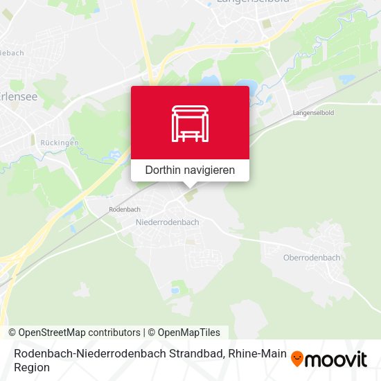 Rodenbach-Niederrodenbach Strandbad Karte