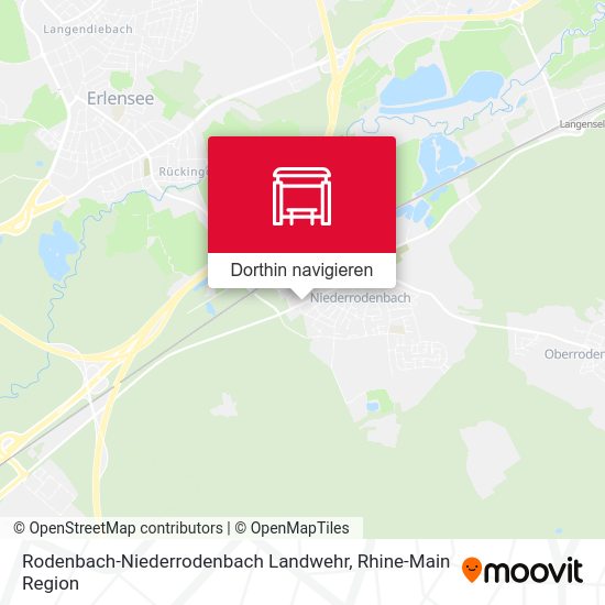 Rodenbach-Niederrodenbach Landwehr Karte