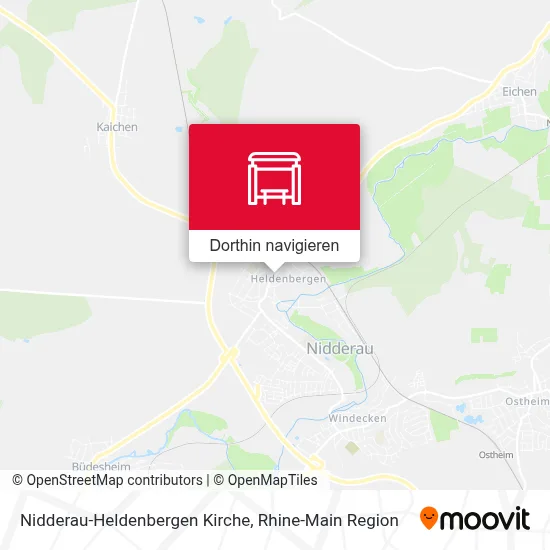 Nidderau-Heldenbergen Kirche Karte