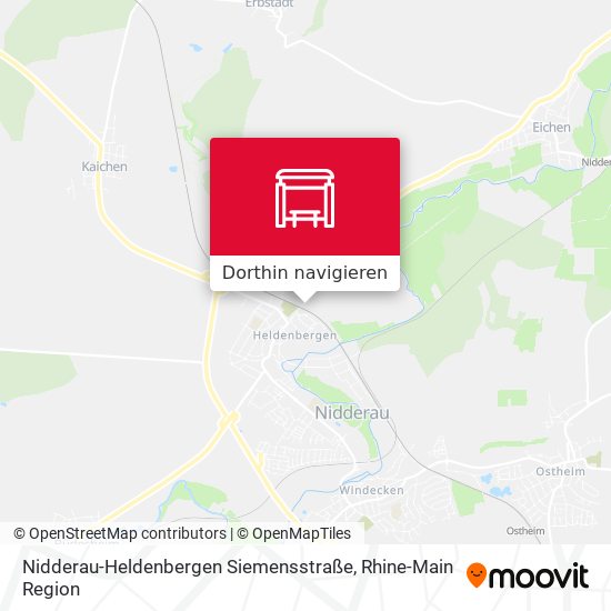 Nidderau-Heldenbergen Siemensstraße Karte