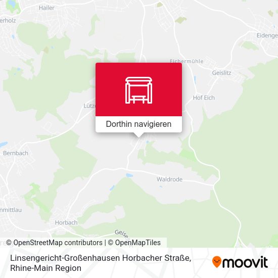 Linsengericht-Großenhausen Horbacher Straße Karte