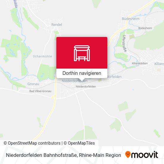 Niederdorfelden Bahnhofstraße Karte