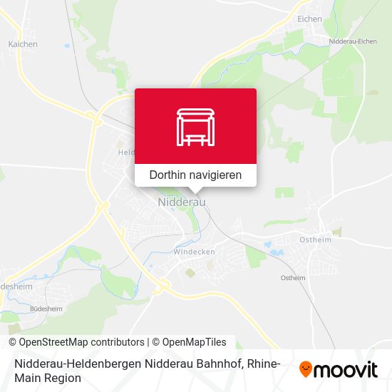 Nidderau-Heldenbergen Nidderau Bahnhof Karte