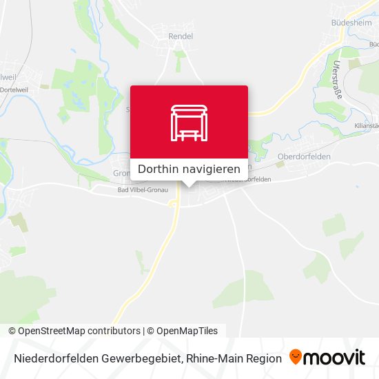 Niederdorfelden Gewerbegebiet Karte