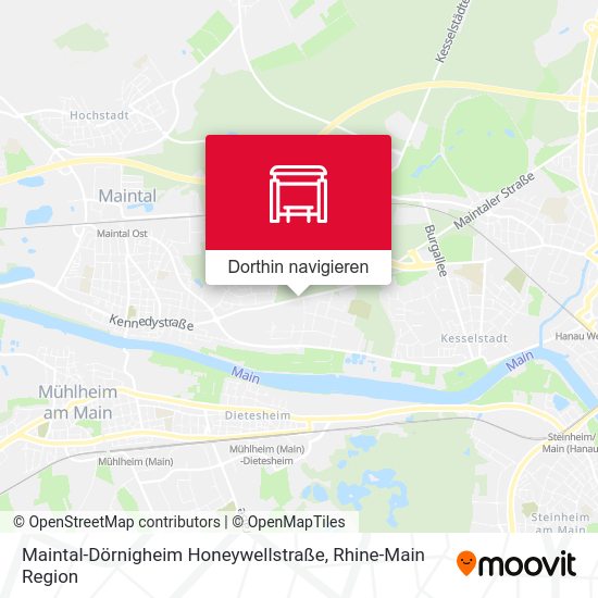 Maintal-Dörnigheim Honeywellstraße Karte