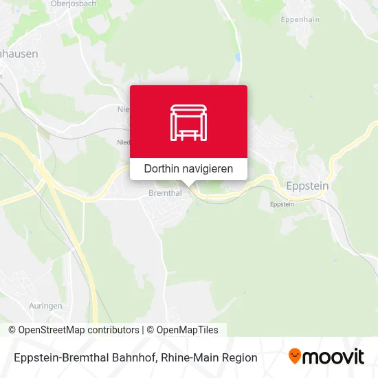 Eppstein-Bremthal Bahnhof Karte