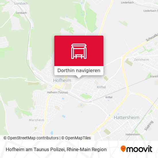 Hofheim am Taunus Polizei Karte