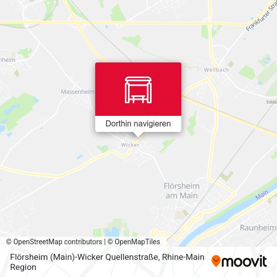 Flörsheim (Main)-Wicker Quellenstraße Karte