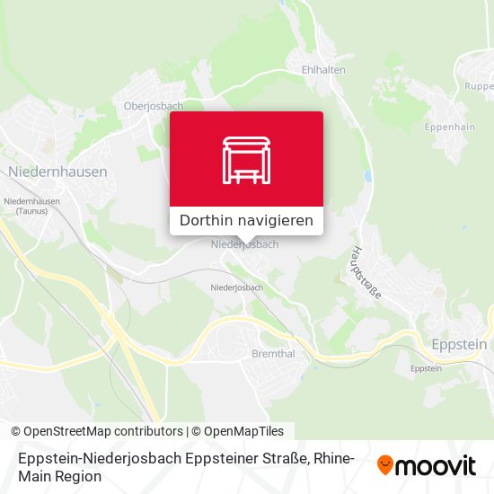Eppstein-Niederjosbach Eppsteiner Straße Karte