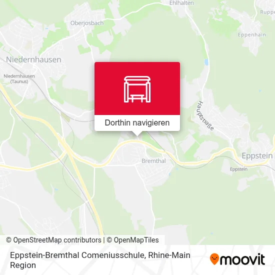 Eppstein-Bremthal Comeniusschule Karte