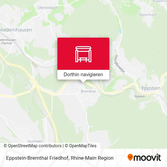 Eppstein-Bremthal Friedhof Karte