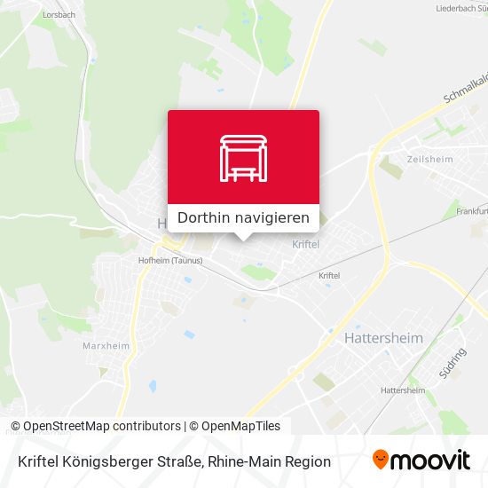 Kriftel Königsberger Straße Karte