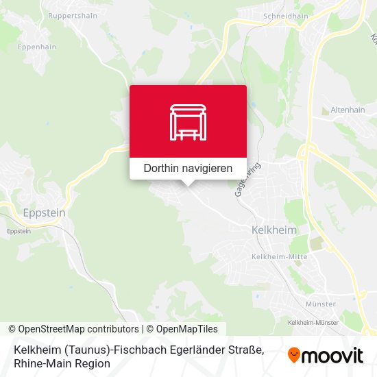 Kelkheim (Taunus)-Fischbach Egerländer Straße Karte