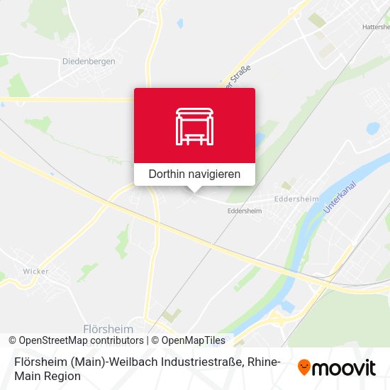 Flörsheim (Main)-Weilbach Industriestraße Karte