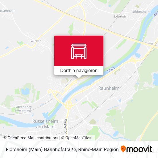 Flörsheim (Main) Bahnhofstraße Karte