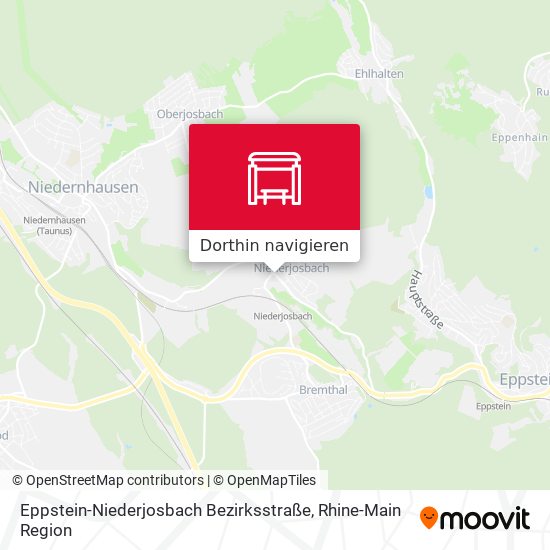 Eppstein-Niederjosbach Bezirksstraße Karte