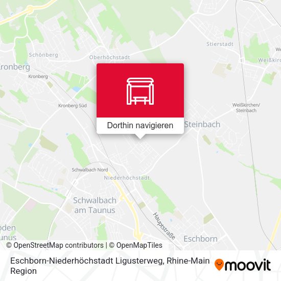 Eschborn-Niederhöchstadt Ligusterweg Karte