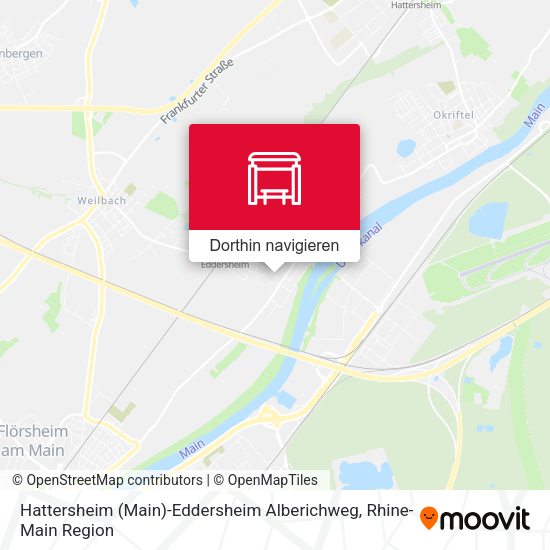 Hattersheim (Main)-Eddersheim Alberichweg Karte