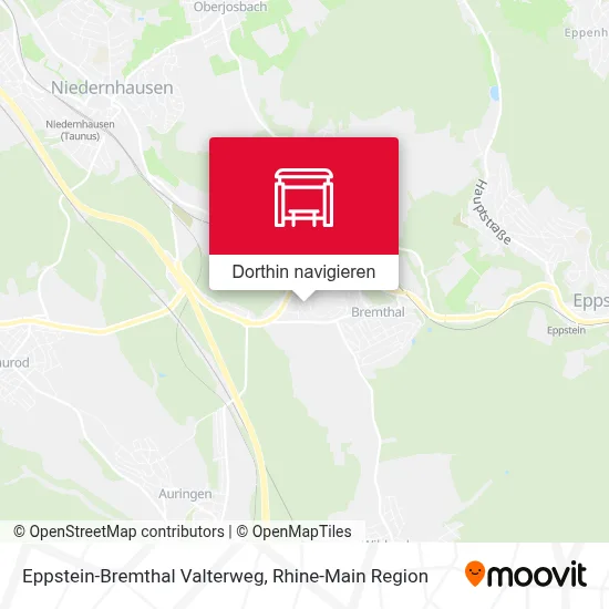 Eppstein-Bremthal Valterweg Karte