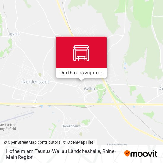 Hofheim am Taunus-Wallau Ländcheshalle Karte