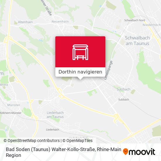 Bad Soden (Taunus) Walter-Kollo-Straße Karte