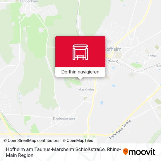 Hofheim am Taunus-Marxheim Schloßstraße Karte